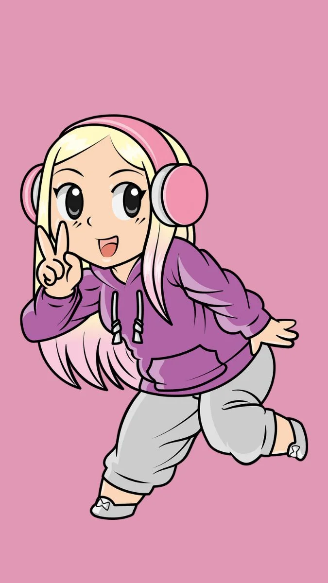 hình ảnh nền Ảnh hoạt hình cute chibi