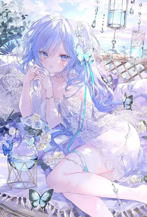 66 Hình Ảnh Chibi Nữ Cute Màu Xanh Dương hợp làm hình nền và ảnh đại diện