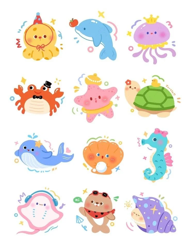 70+ ý tưởng vẽ sticker cute, đơn giản, dễ thực hiện cho người mới bắt đầu - JobsGO Blog (2)