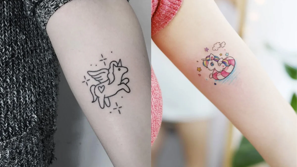 50+ hình xăm kỳ lân mini, ý nghĩa hình xăm Unicorn là gì?
