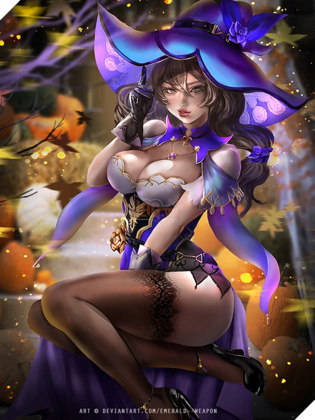 Phù thủy Lisa trong Genshin Impact bỗng trở nên sexy 18+ khó cưỡng qua fanart từ người hâm mộ 10