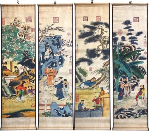 Tranh tứ quý bốn mùa cổ phong