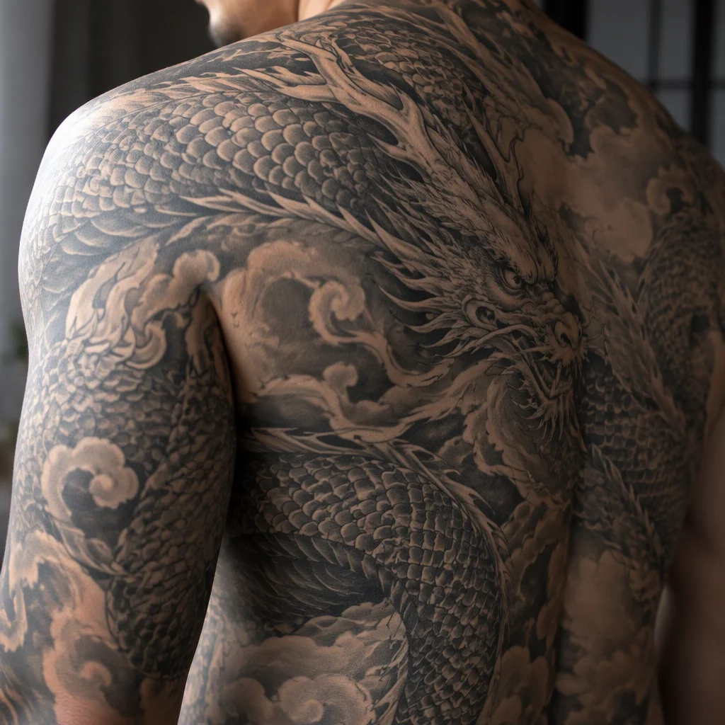 Mẫu hình xăm full lưng thứ 7