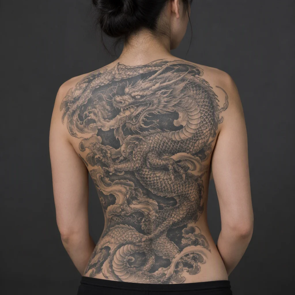 hình xăm full lưng — ảnh 1