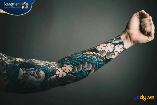 Mẫu hình xăm full tay thứ 15