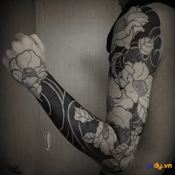 hình xăm full tay, mẫu 19