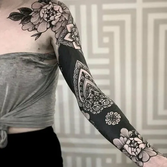 Bộ ảnh hình xăm full tay, tấm 16