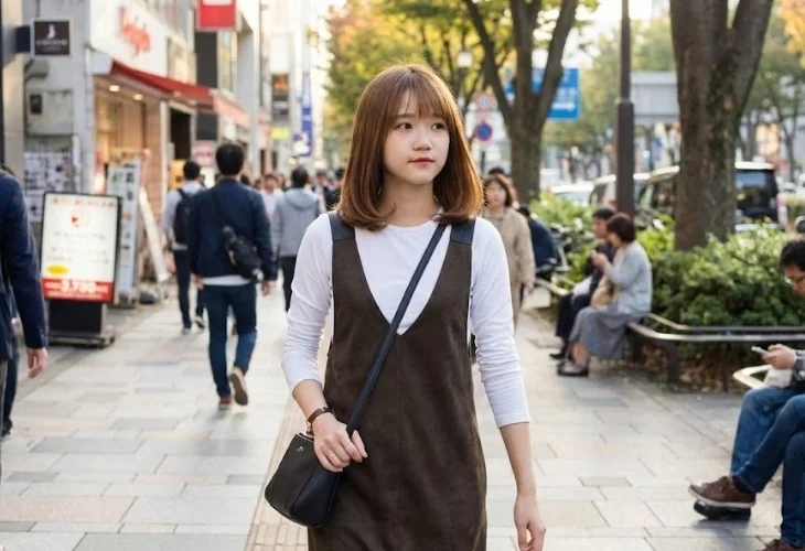 Kiểu tóc ngắn duỗi cụp C đơn giản, nhẹ nhàng