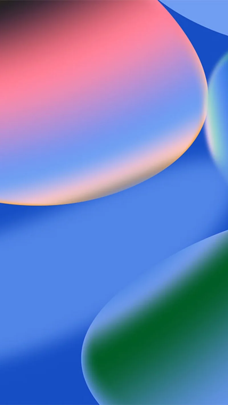 Hình nền Google trừu tượng với các khối màu gradient mềm mại