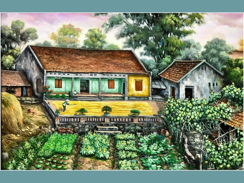 Gợi ý những bức vẽ ngôi nhà trong tranh đẹp từ đơn giản đến phức tạp